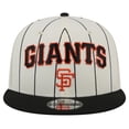 thumbnail image 2 of Men's New Era White San Francisco Giants Jersey Pinstripe 9FIFTY Snapback Hat, 2 of 6