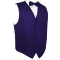 thumbnail image 4 of Neil Allyn 7-Piece Formal Tuxedo with Flat Front Pants, Shirt, Purple Vest, Bow-Tie & Cuff Links. Prom, Wedding, Cruise, 4 of 5