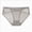 Grey, variant on Women's Sexy Lace Panties Cheeky Underwear Mid Rise Briefs Bow Mesh Breathable Everyday Underpants Lingerie (Yellow,L)