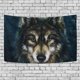 thumbnail image 4 of ABPHQTO Tapiz de lobo decoración de pared sala de estar dormitorio tapices DIY 128x150 cm, 4 of 4