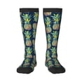 thumbnail image 1 of Balery Colorful Pineapples Calcetines novedosos Calcetines deportivos Calcetines hasta la rodilla Calcetines de algodón Calcetines originales y geniales, 1 of 6