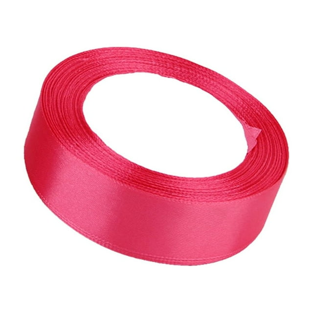 Gift Ribbon Wedding Decorations Clothes Making Supply DIY Craft Accessories Light-weight Polyester Ribbons for Ornaments Watermelon Red 65