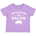 thumbnail image 3 of Inktastic Life's Better with Bacon Boys or Girls Toddler T-Shirt, 3 of 5