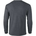 thumbnail image 4 of Gildan Mens Plain Crew Neck Ultra Cotton Long Sleeve T-Shirt, 4 of 5