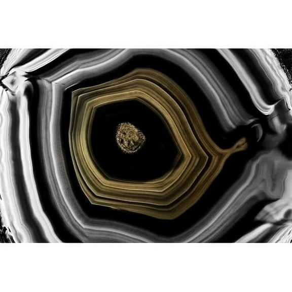 Marmont Hill "Golden Nucleus" Painting Print on Wrapped Canvas