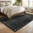 thumbnail image 7 of Kzaei 5'x7' Vintage Washable Area Rug for Living Room, Low Pile Non Slip Carpet Non-Shedding Large Area Rug Soft Indoor Stain Resistant Rug Floral Print Rug, 7 of 7