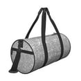 thumbnail image 3 of Easygdp GlitterSilver Travel Bag, Camping, Weekend, Carry On Overnight Duffel Bag with Shoulder Strap, 3 of 8