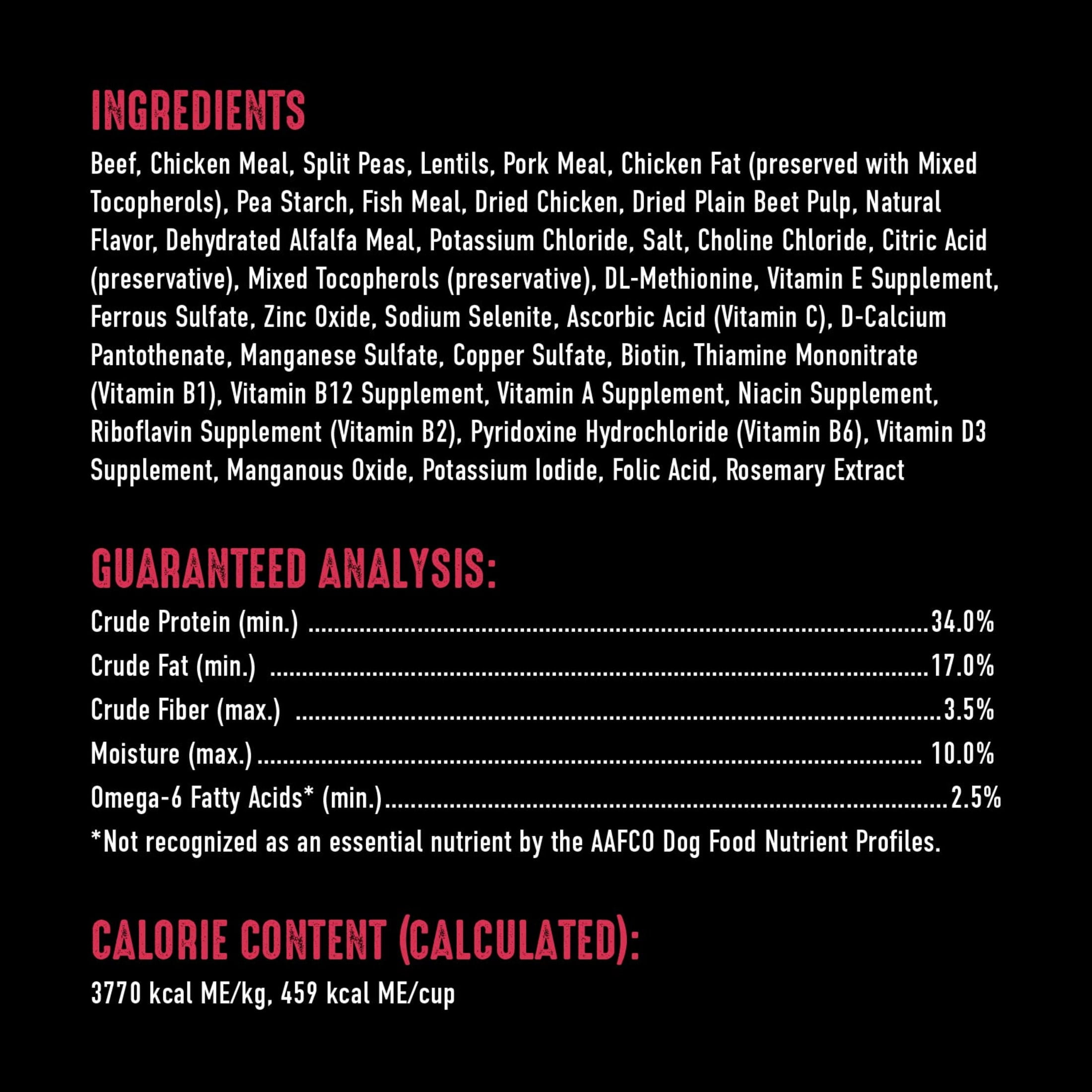 Crave Grain Free Adult Dry Dog Food With Protein From Beef, 4 Lb. Bag