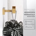thumbnail image 3 of Wowow Wall Mount Knob Double Robe/Towel Hook in Gold, 3 of 5