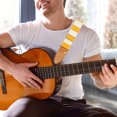 thumbnail image 1 of CATIEBYE 1 Set Sun Guitar Strap for Beginners Load-bearing Standard Yellow, 1 of 6
