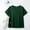 Green, variant on SNKSDGM Women's Plus Casual Easter Shirt Plus Size Tops for Women 5X-6X Summer Ladies' Solid Color Contrast Top Short Sleeve Shirts for Women Plus Size Sexy