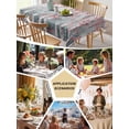 thumbnail image 5 of Pink Teal Forest Table Cloth, Modern Oil Painting Art Waterproof Tablecloth for Rectangle Tables, Reusable Washable Fabric Table Cover for Restaurant Kitchen Dining Tables 60"x120", 5 of 6