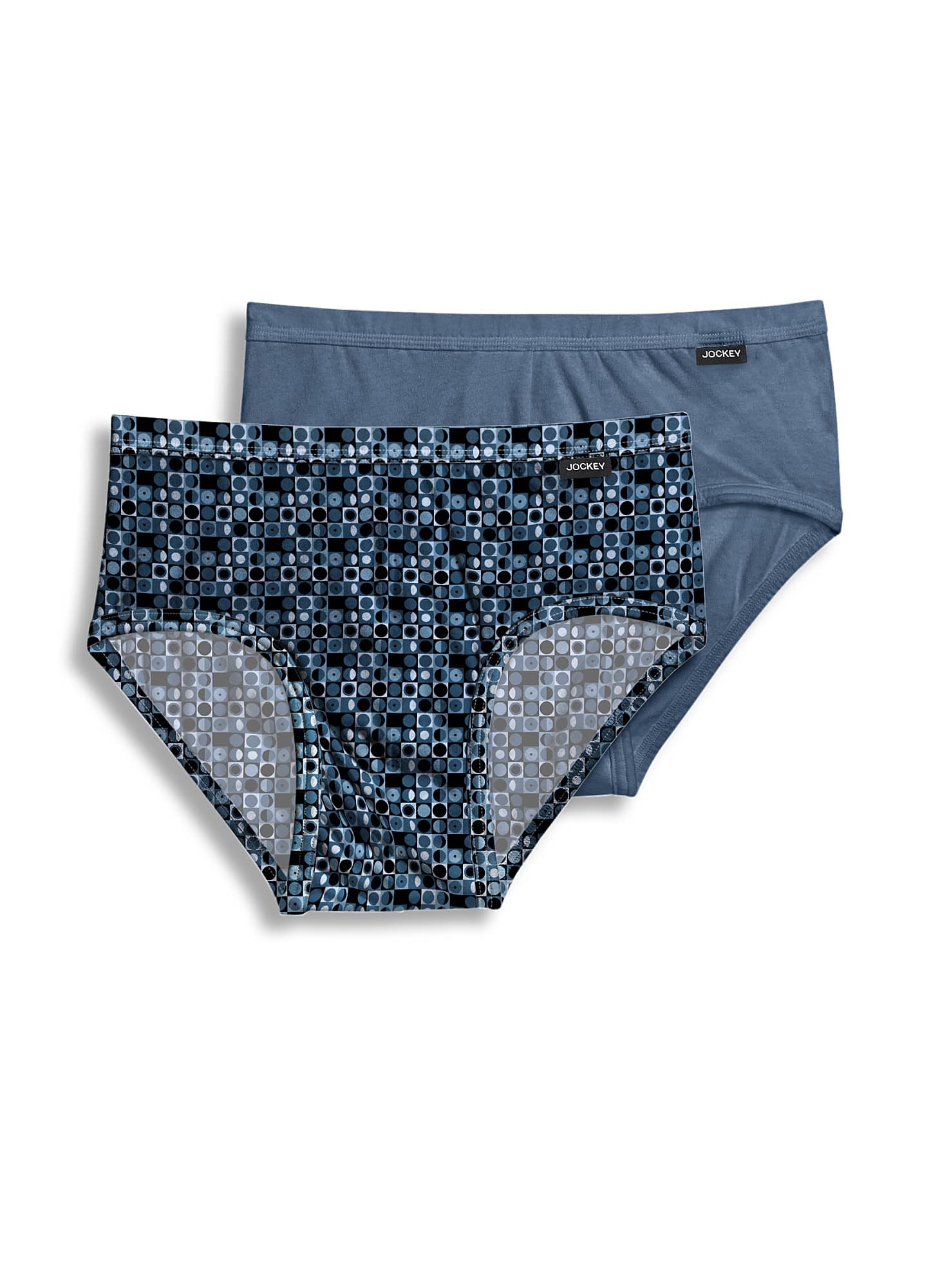 Jockey Mens Elance Poco Brief 2 Pack Underwear Briefs 100 cotton