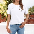 thumbnail image 2 of Women'S Embroidered Blouses，Cotton Linen Shirts For Women Cotton Boho Tops Linen Blouses For Women Beach Vacation Tshirts Lightweight Linen Blouses For Women Summer Linen Tops For Women, 2 of 9