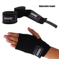 thumbnail image 3 of Yuarrent 1 par de vendas elásticas para manos de 2,5 metros de largo para adultos, práctica de entrenamiento de boxeo, correas de protección Boxeo, 3 of 6