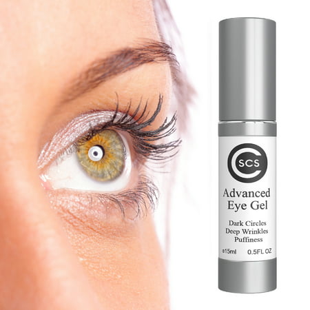 CSCS Advanced Eye Gel - Firms and Diminish Fine Lines, Wrinkles, Crows Feet and Under Eye Puffiness Treatment - .5 (Best Eye Gel For Fine Lines)