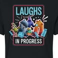 thumbnail image 3 of Monsters Inc. - Laughs In Progress - Juniors Cropped Cotton Blend T-Shirt, 3 of 5