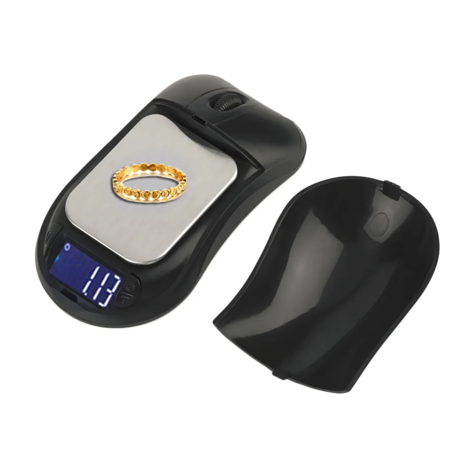 100g 300g 500g/0.01 Mini Jewelry Pocket Scale Mouse High Precision Digital Electronic Balance Gram LCD Tea Tobacco Weighing Tool ,Simple Operation