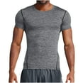 thumbnail image 1 of pstuiky camisetas de hombre, Camisas deportivas de manga corta con cuello redondo y secado rápido para hombre ropa de hombre s, 1 of 5