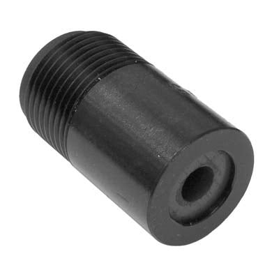 Nozzle, Tungsten Carbide, Straight Bore, 3/8" Bore, Steel Jacket