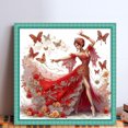thumbnail image 2 of Kit Punto Cruz para Niña Bordado Con Hilo Algodón Ecológico 11CT Arte 45x45cm, 2 of 9