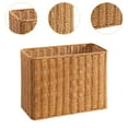 thumbnail image 6 of deevoka Woven Organize Basket Compact Journal Basket for Clothing Living Room Bedroom, 6 of 9