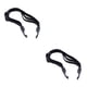 thumbnail image 2 of Casco retráctil cadena Cuerda elástica universal correa fija casco equipaje cable flexible para motocicleta bicicleta negro 60 cm Naiovety, 2 of 6