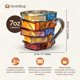 thumbnail image 2 of Taza de vidrio con diseño de libro 3D FREEZE2TRIM, 7 oz, vitral teñido, 2 of 9