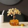 thumbnail image 6 of Yvsxxv 1 Yellow Citrine Money Tree Figurines & Knick-Knacks Crystal Tree Desktop Decor for Home Office Room, 6 of 7
