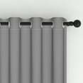 thumbnail image 4 of Lfeey Grey Blackout Curtains, 42x72 inch, Set of 2 Panels, Room Darkening Curtains for Bedroom, 4 of 6