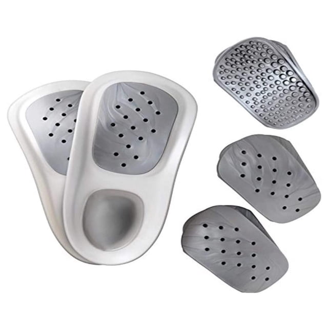 Plantillas Ortopédicas WalkFit Platinum Gris Alivio Fascitis Plantar para Mujer