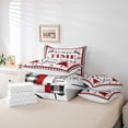thumbnail image 5 of Homewish Buffalo Xmas Tree Twin Bedding Sets 7-Piece for Teen, Winter Snowflake Print Bedding Comforter Set, Vintage Christmas Theme Sheet Sets, Luxury Bedroom Decor, 5 of 7