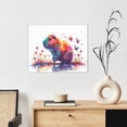 thumbnail image 6 of Lsque Watercolor Butterfly Guinea Pig Print Wall Art – Decorative Picture for Living Room, Bedroom, and Office (Horizontal), 6 of 6