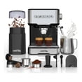 thumbnail image 1 of DEAR DAY Cafetera Espresso 20BAR DEAR-006 Equipada con Molino de Café Independiente Porta filtros para Cápsulas Jarra de Acero Inoxidable para Espuma de Leche Tamper Base Para Tamper Cuchara y Cepillo, 1 of 7