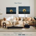thumbnail image 4 of Elephant Stock Pirate Ship Silhouette Wall Art - Horizontal Canvas Wall Art - Living Room Wall Decor - Transportation Canvas - Orange And Blue Decor - 45" x 30", 4 of 8