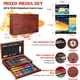 thumbnail image 3 of Art Supplies Caliart, set de arte de madera de lujo con estuche, paquete de 153 unidades, 3 of 7