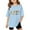 Blue, variant on First Day Of School Teen Girl Shirts Trendy Crewneck Short Sleeve T Shirt Top Graphic T-Shirts Comfy Tee Tops T Shirts for Boys and Girls