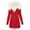 Red, variant on Luxalzxs Winter Coats for Women Winter Warm Jackets Plus Size Fleece Lined Thick Overcoat Hooded Puffer Down Jacket Zipper Parka Coat