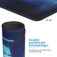 thumbnail image 4 of UFO Space Ship Blue Mouse Pad - Non-Slip Rubber Base, Square Gaming Mousepad, Ideal for Computer Home Office, Unique and Stylish, 4 of 6