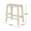 thumbnail image 3 of International Concepts Ranch Stool - 24" Seat Height, 3 of 7