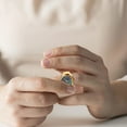 thumbnail image 4 of Reloj de dedo mini con números romanos, anillo moderno, joyería para mujer y hombre., 4 of 8