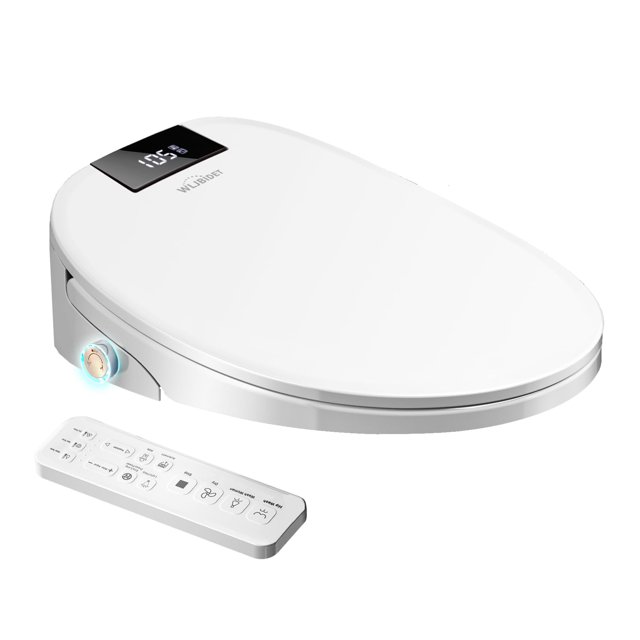 Asiento de inodoro para bidé WLJBIDET Upgrade Smart Round con secadora