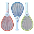 thumbnail image 5 of Mosquito Bat Fly Swatter Zapper Killer, Electronic Swatter Killer Bee Zapper Racket - Rechargeable LED Light-3 Layers Safety Mesh Protection-3 Year Warranty, Blue, 5 of 5