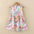 thumbnail image 2 of XXWXYD Toddler Girls Boho Dress Sleeveless 𝖥loral Print Summer Princess Casual Beach Sundress Playwear Kids Vacation Garden Par𝗍y Bohemian Chic Outfit, 2 of 4
