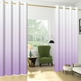 thumbnail image 5 of Nanqianyi Purple Ombre Blackout Curtains, Room Darkening Curtains with Grommet Thermal Insulated Window Drapes for Living Room, Bedroom, 42 X 96 Inch 2 Panels, 5 of 7