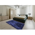 thumbnail image 5 of Ahgly Company Machine Washable Indoor Rectangle Transitional Night Blue Area Rugs, 7' x 9', 5 of 7