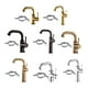 thumbnail image 3 of Grifo giratorio Bearachild Retro dorado y negro para lavabo, 3 of 6