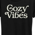 thumbnail image 3 of Instant Message - Cozy Vibes - Women's Short Sleeve Graphic T-Shirt, 3 of 6