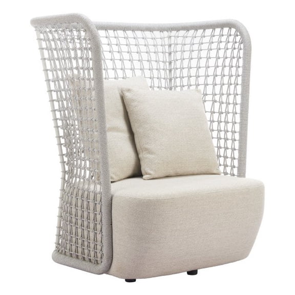 ZUO Hudu Accent Chair Beige