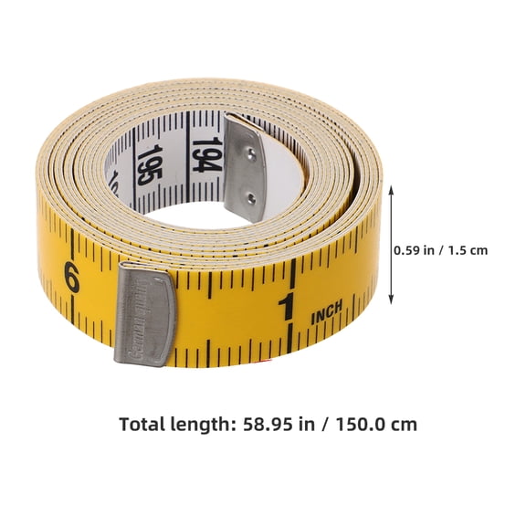 HEANUJJ Multi Nano Measuring Tape for Body and Fabric, Durable and Portable